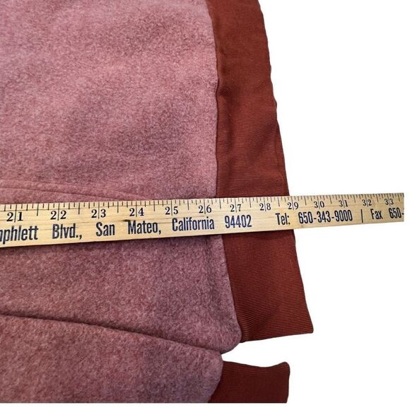 Feat Hoodie Mens Drawstring Long Sleeve Blanket Blend Sweatshirt Cayenne Size XL - Picture 10 of 13